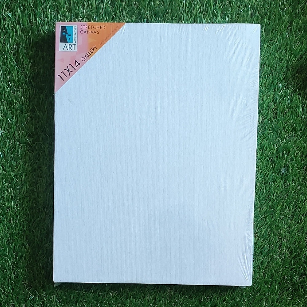 White Stretched Canvas 11x14